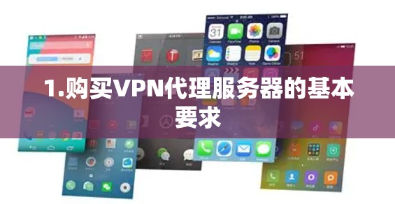 1.购买VPN代理服务器的基本要求