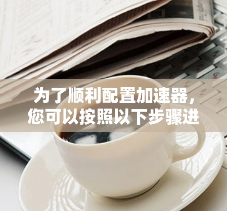为了顺利配置加速器，您可以按照以下步骤进行操作