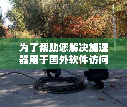 为了帮助您解决加速器用于国外软件访问的问题，请按照以下步骤操作