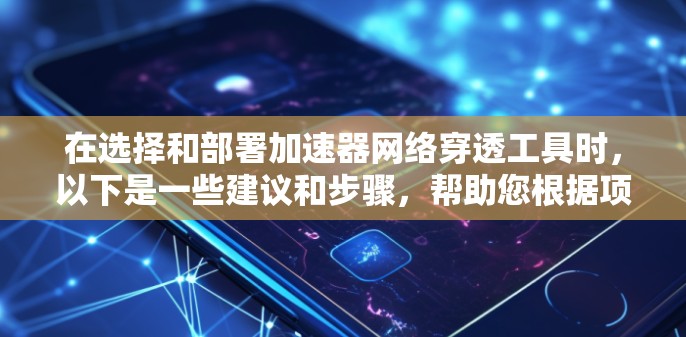 在选择和部署加速器网络穿透工具时，以下是一些建议和步骤，帮助您根据项目需求和环境选择最合适的工具