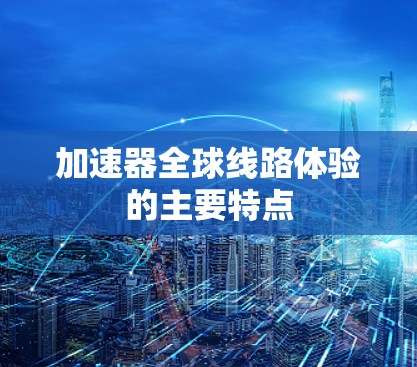 加速器全球线路体验的主要特点