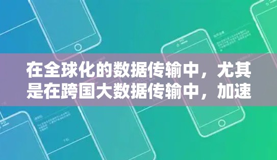 在全球化的数据传输中，尤其是在跨国大数据传输中，加速器技术发挥了重要作用。以下是加速器在海外线路连接中的关键应用和技术