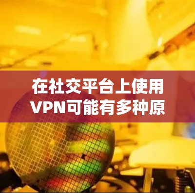 在社交平台上使用VPN可能有多种原因，包括隐私保护、绕过访问限制或隐藏网络身份。以下是对使用VPN在社交平台上的详细分析