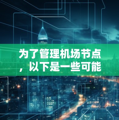 为了管理机场节点，以下是一些可能的工具和解决方案，根据不同的需求和场景进行分类