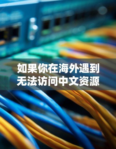 如果你在海外遇到无法访问中文资源的情况，可以尝试以下方法