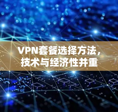 VPN套餐选择方法，技术与经济性并重