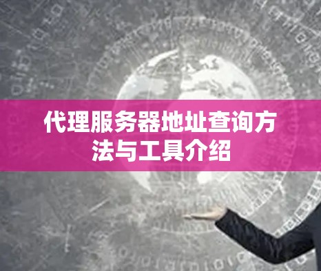 代理服务器地址查询方法与工具介绍