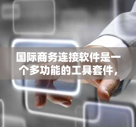 国际商务连接软件是一个多功能的工具套件，旨在帮助企业在全球市场中高效、安全地进行业务合作。以下是对这些软件的详细分析和总结