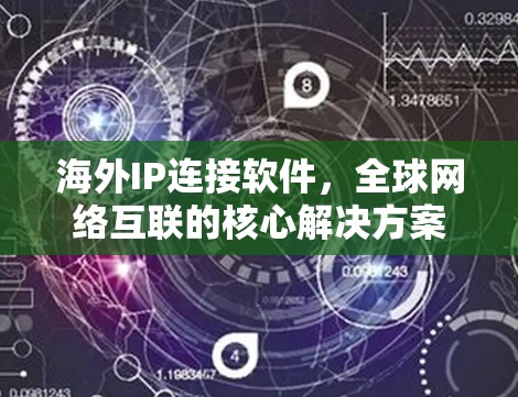 海外IP连接软件，全球网络互联的核心解决方案