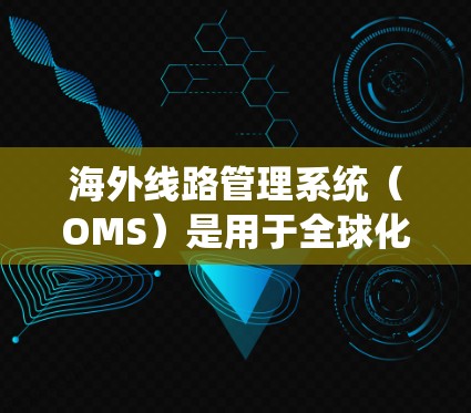海外线路管理系统（OMS）是用于全球化业务管理的综合解决方案，旨在帮助企业高效处理跨国交易中的复杂挑战。以下是该系统的详细功能和实施考虑