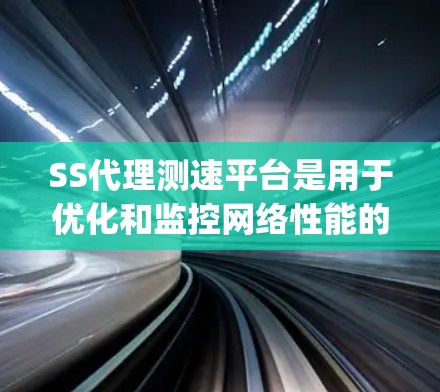 SS代理测速平台是用于优化和监控网络性能的高效工具，结合了Single Server代理和测速平台的优势。以下是关于SS代理测速平台的详细介绍