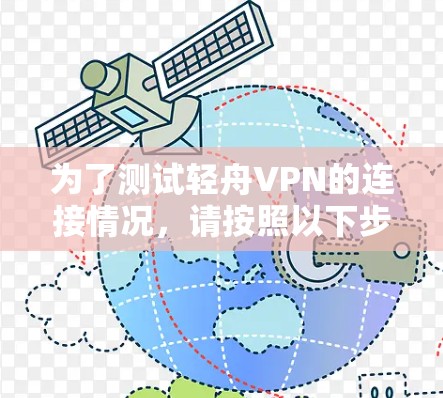 为了测试轻舟VPN的连接情况，请按照以下步骤操作
