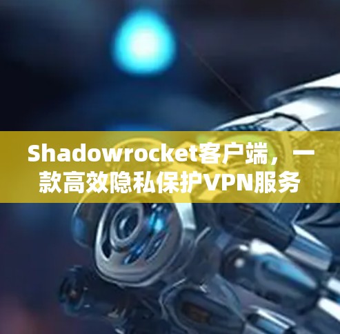 Shadowrocket客户端,一款高效隐私保护VPN服务的详细解析